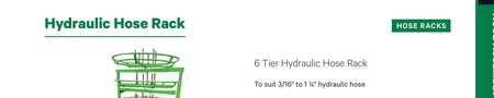 HOSE RACKS | 6 TIER HYDRAULIC HOSE RACK - CATALOGUE IMAGE
