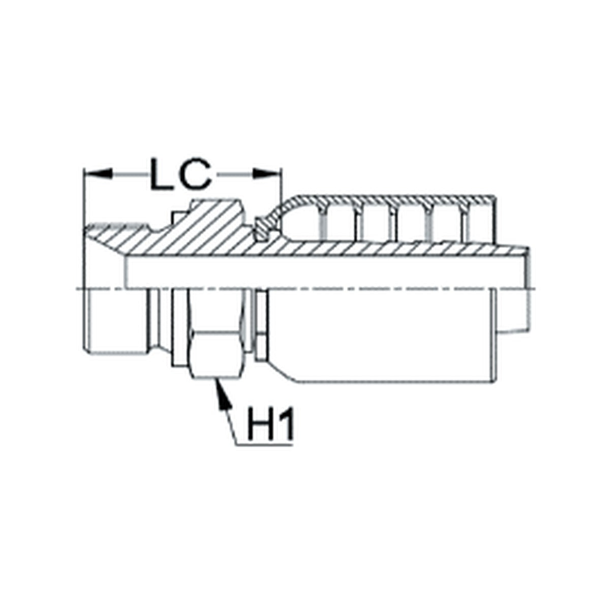 BSPP K SERIES | Male Straight - PRODUCT IMAGE