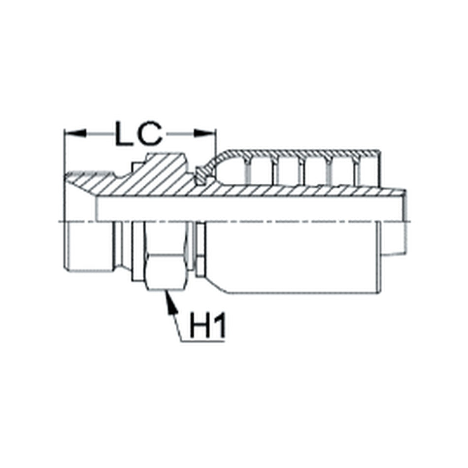 BSPP K SERIES | Male Straight - PRODUCT IMAGE