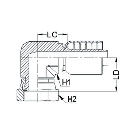 JIC K SERIES | Female 90¡ Compact - PRODUCT IMAGE