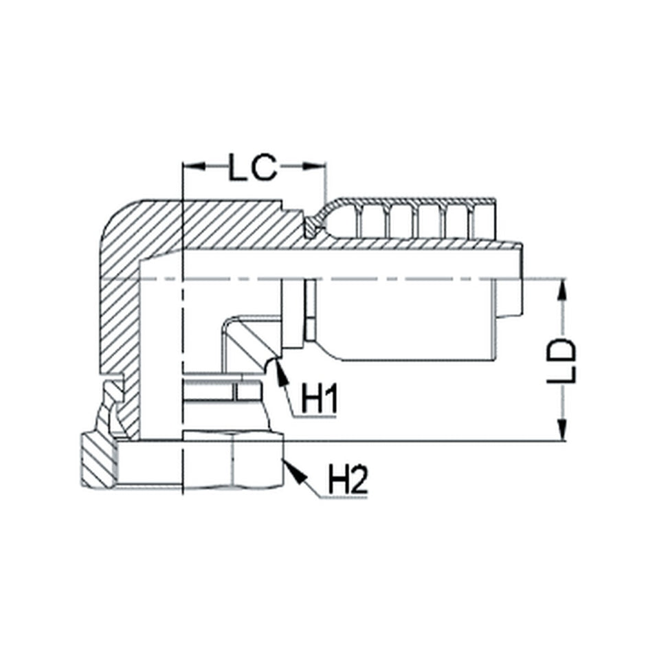 JIC K SERIES | Female 90¡ Compact - PRODUCT IMAGE
