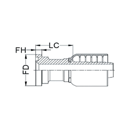 SAE CODE 61 K SERIES | Straight - PRODUCT IMAGE