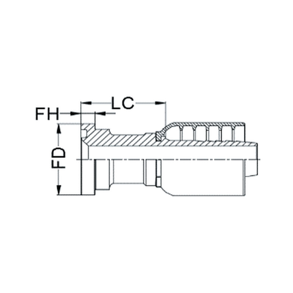 SAE CODE 61 K SERIES | Straight - PRODUCT IMAGE
