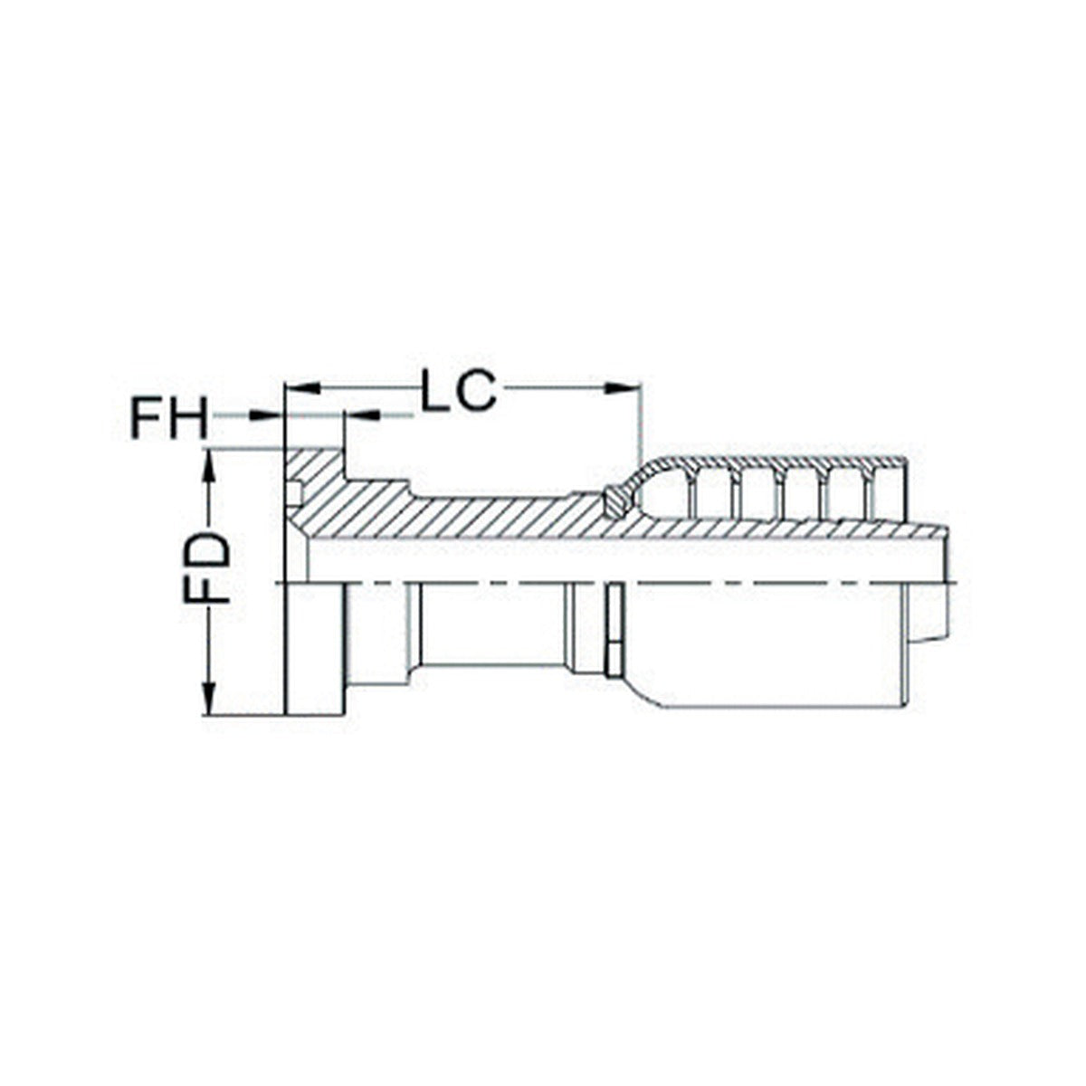 SAE CODE 62 K SERIES | Straight - PRODUCT IMAGE