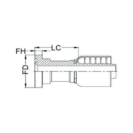 SAE CODE 62 K SERIES | Straight - PRODUCT IMAGE