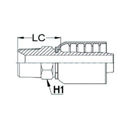 NPT K SERIES | Male Straight - PRODUCT IMAGE