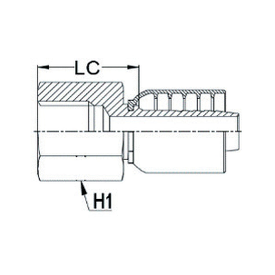 NPT K SERIES | Female Straight - PRODUCT IMAGE
