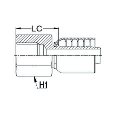 JIS K SERIES | Female Straight - PRODUCT IMAGE