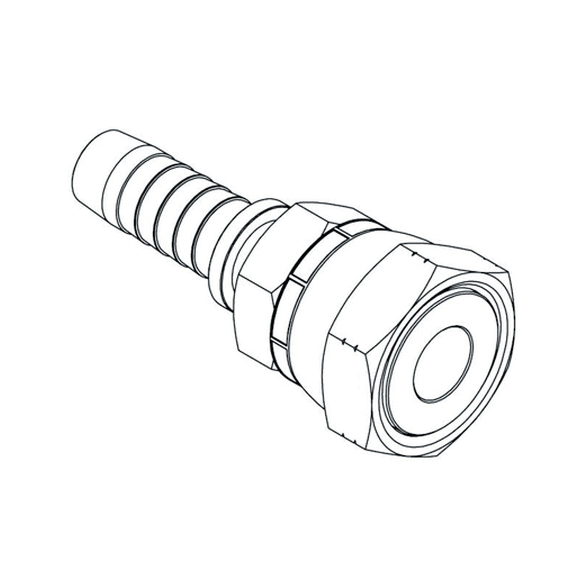 ORFS S SERIES | Female Straight - PRODUCT IMAGE