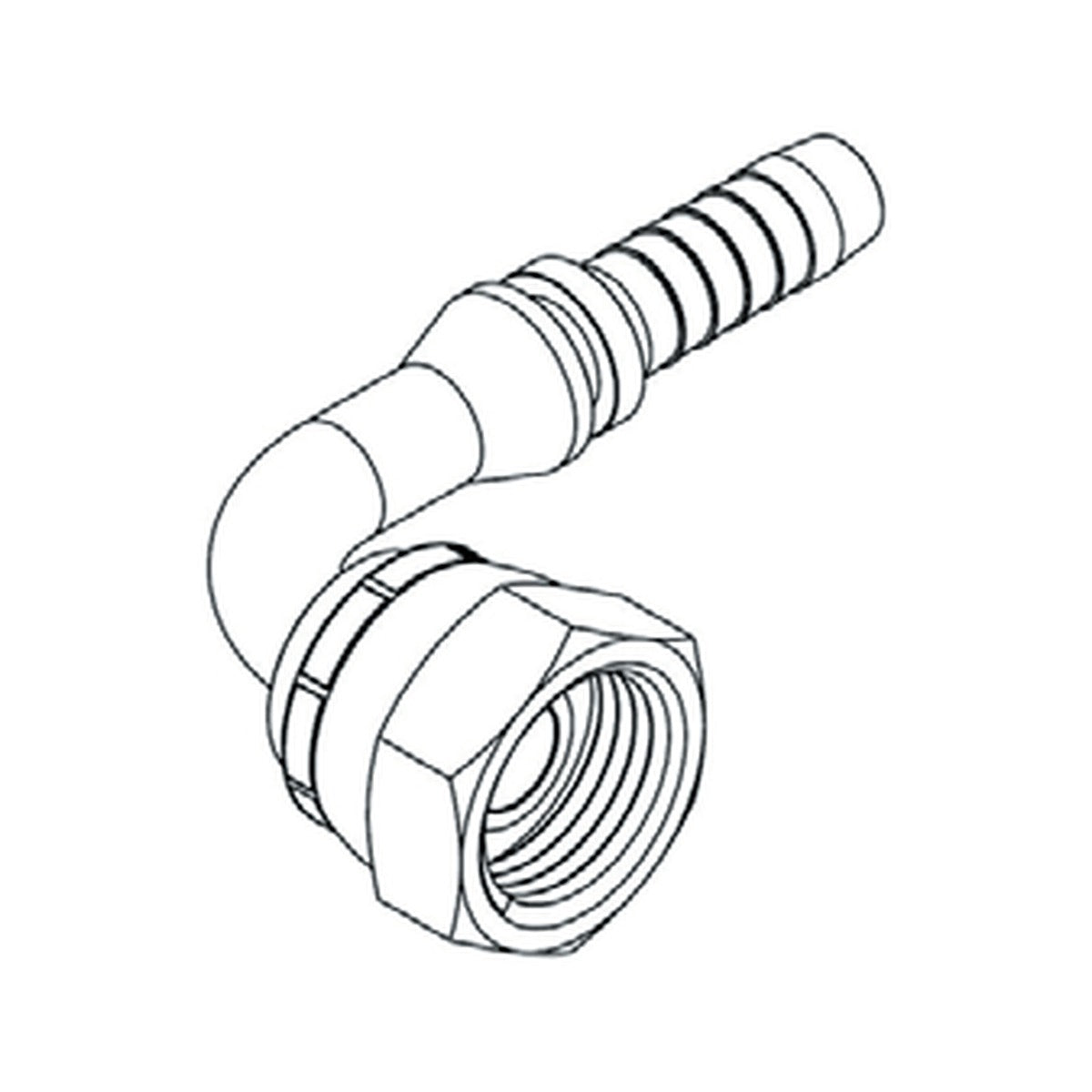 KOMATSU S SERIES | Female 90¡ Swept - PRODUCT IMAGE