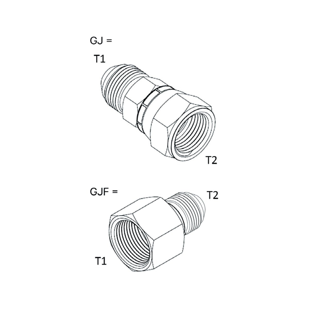 SWIVEL/SOLID | JIC FEMALE X JIC MALE - PRODUCT IMAGE