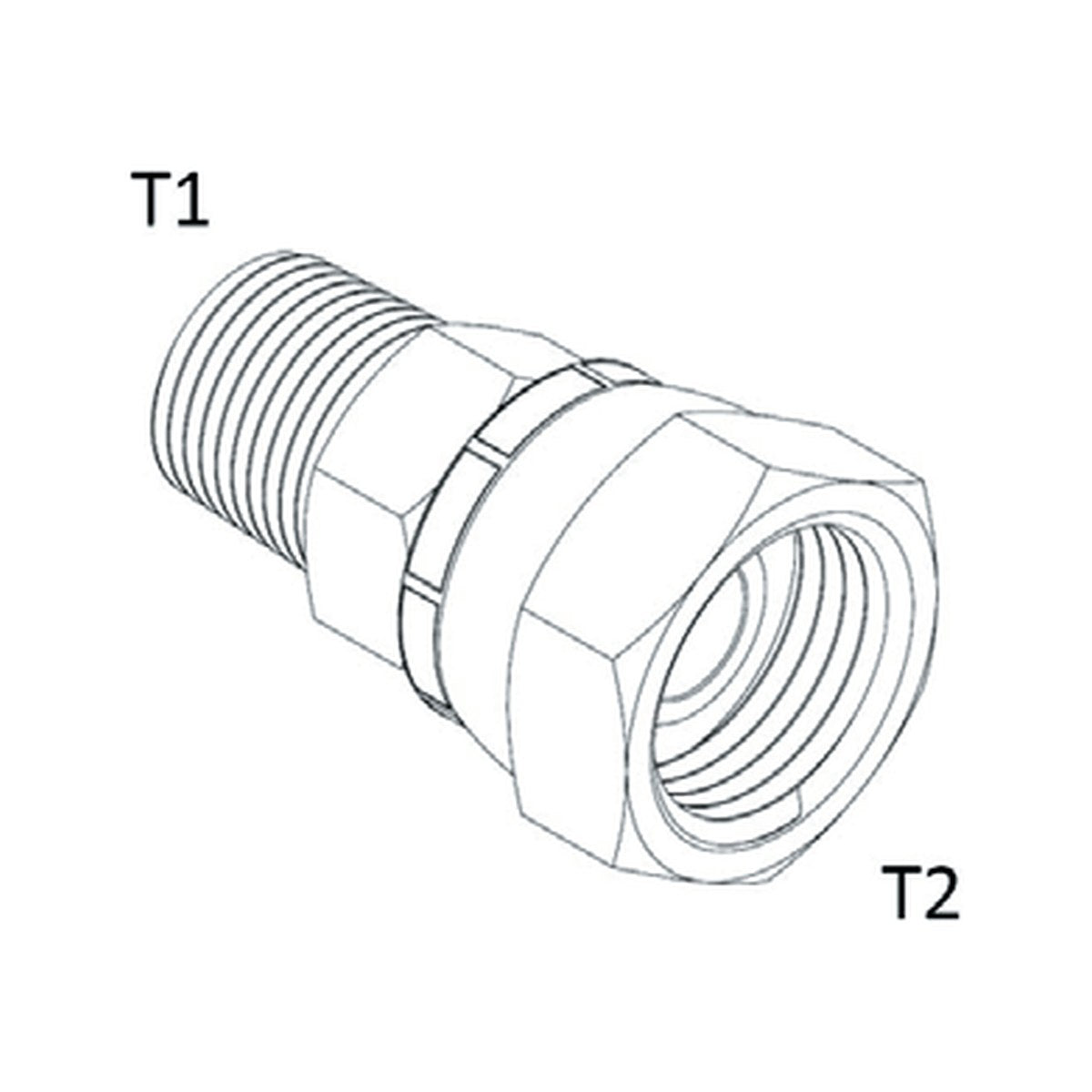 SWIVEL | JIC FEMALE SWIVEL X NPT MALE - PRODUCT IMAGE