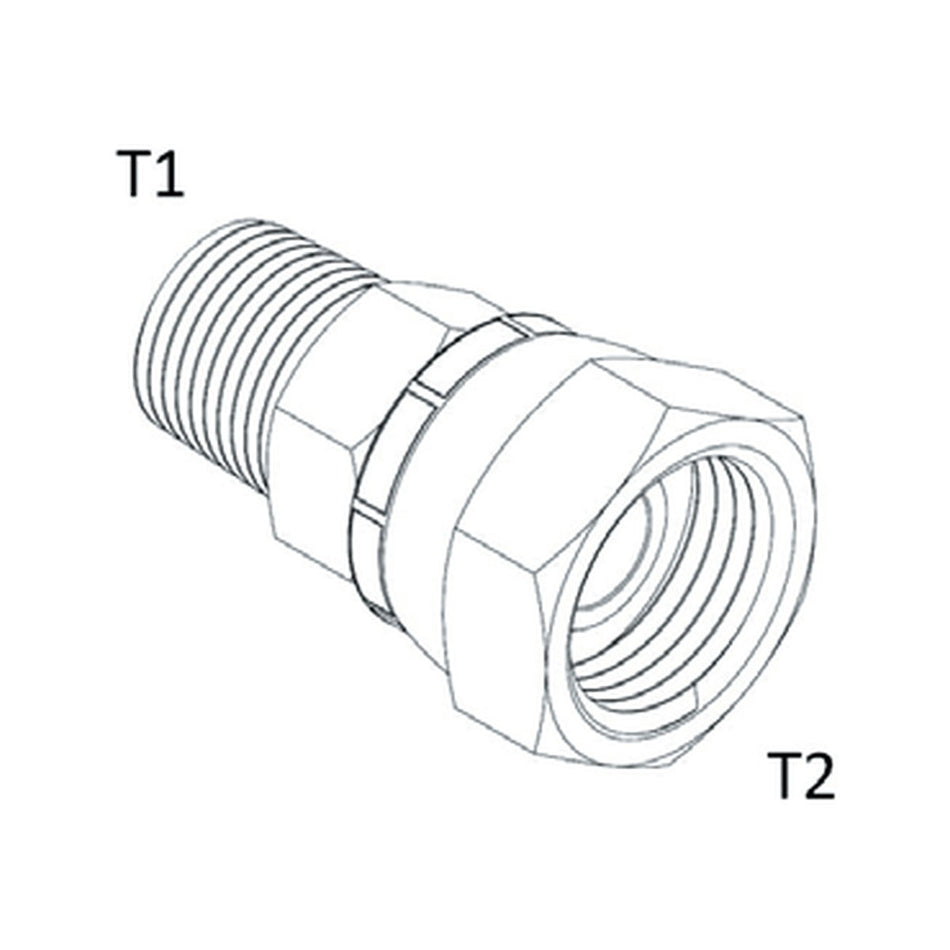SWIVEL | NPT FEMALE SWIVEL X NPT MALE - PRODUCT IMAGE