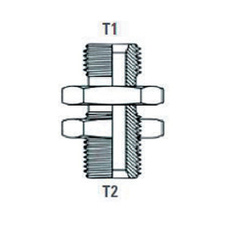 BULKHEAD | BSP PARALLEL MALE BULKHEAD - PRODUCT IMAGE