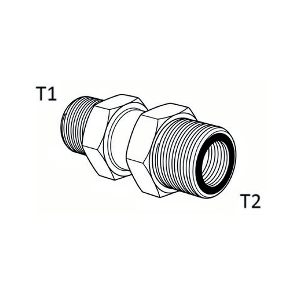 BULKHEAD | ORFS MALE BULKHEAD - PRODUCT IMAGE