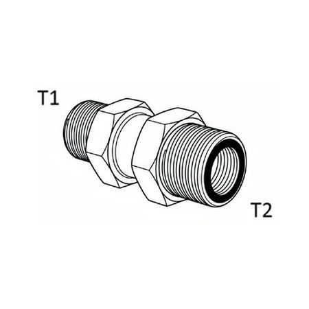 BULKHEAD | ORFS MALE BULKHEAD - PRODUCT IMAGE