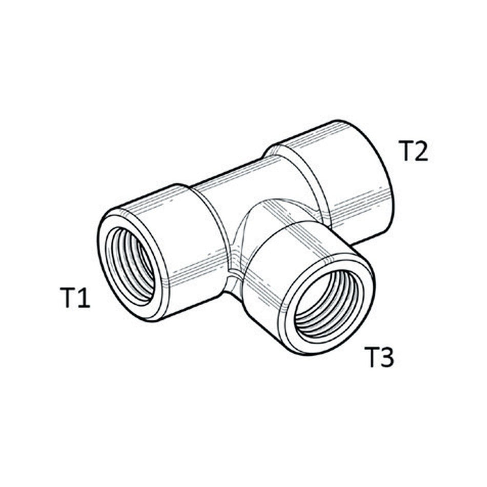 TEE PIECE | NPT FEMALE SOLID - PRODUCT IMAGE