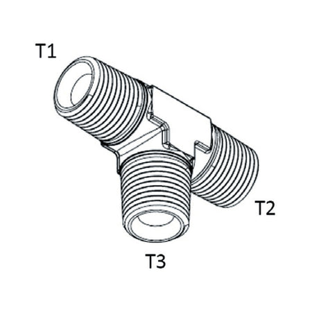 TEE PIECE | NPT MALE - PRODUCT IMAGE