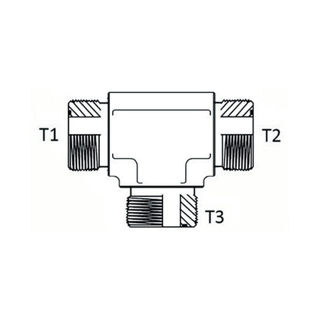 TEE PIECE | ORFS MALE - PRODUCT IMAGE