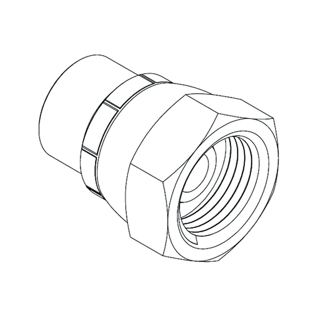 CAP | ORFS FEMALE SWIVEL - PRODUCT IMAGE