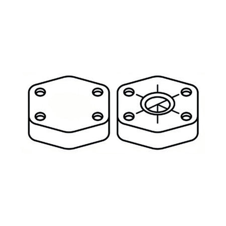 FLANGE BLOCK | CODE 61 FLANGE BLANKING PLATE - UNC - PRODUCT IMAGE
