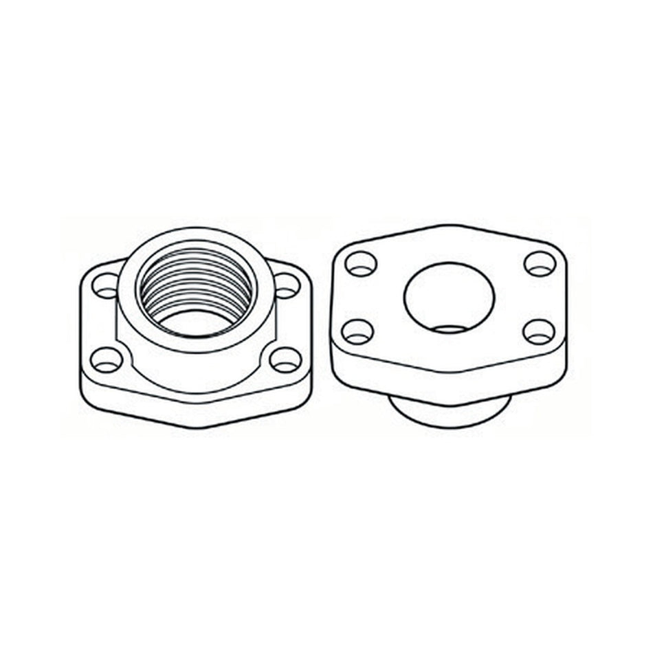 FLANGE BLOCK | CODE 61 FLANGE BLOCK X BSPP FEMALE - UNC - PRODUCT IMAGE