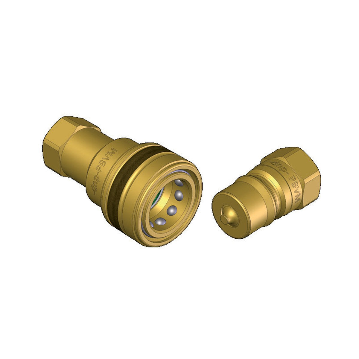 POPPET COUPLER | ISO7241-1 B SERIES (CARPET CLEANERS) - PRODUCT IMAGE