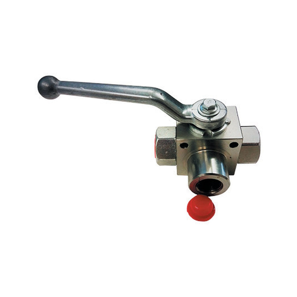 HP BALL VALVE | 3-WAY BSPP FEMALE - PRODUCT IMAGE